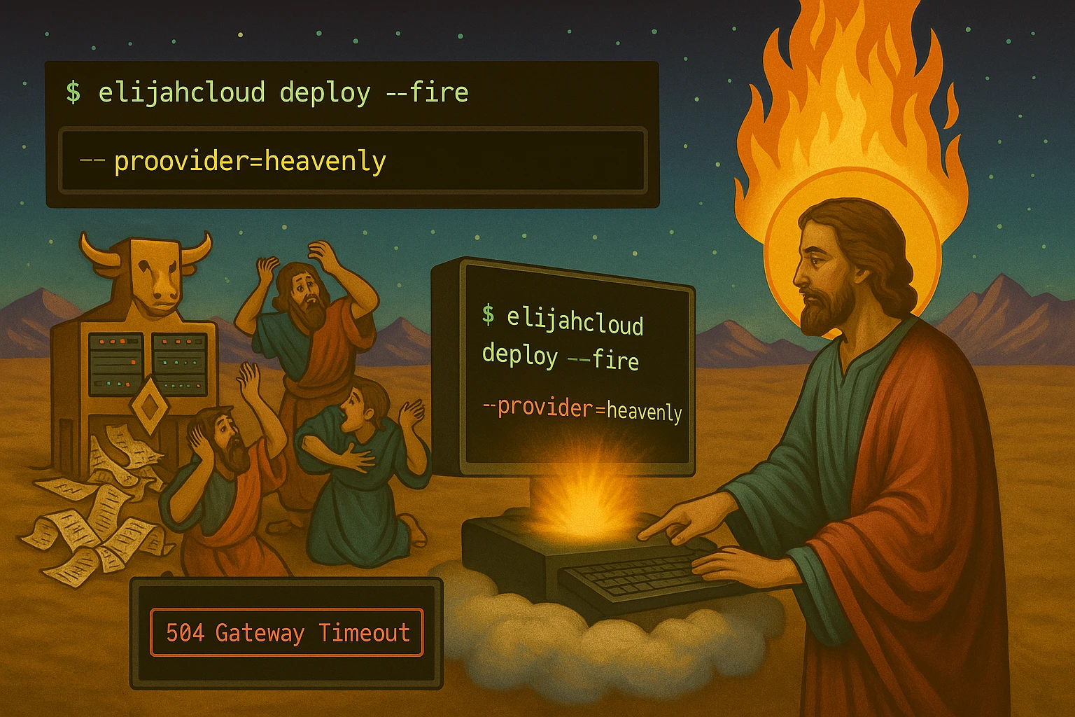 Elijah vs. Prophets of Baal: Cloud Provider Showdown image