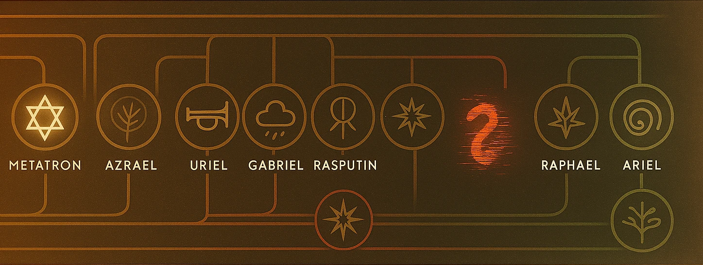 HeavenOps Glyph Roster — Angelic Access Roles image