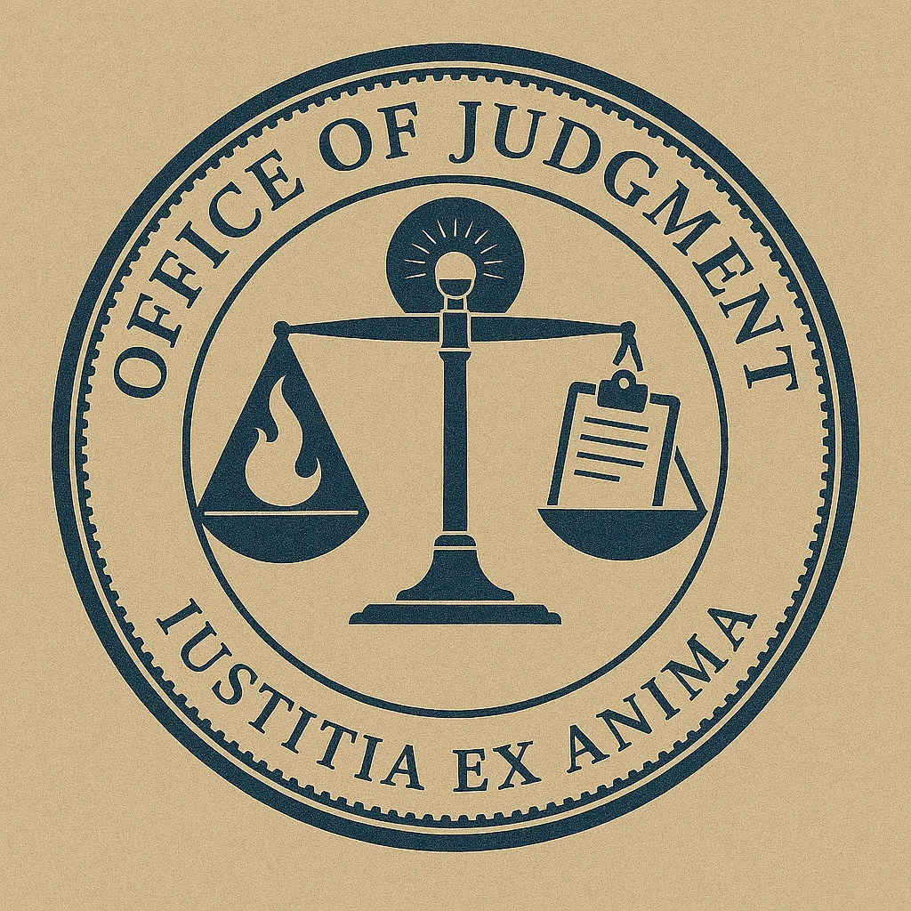 📎 Welcome to the Office of Judgment image
